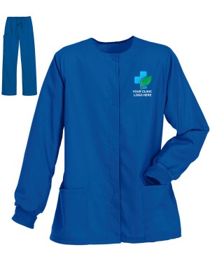 Women's Full Sleeves Jacket Scrub Suit