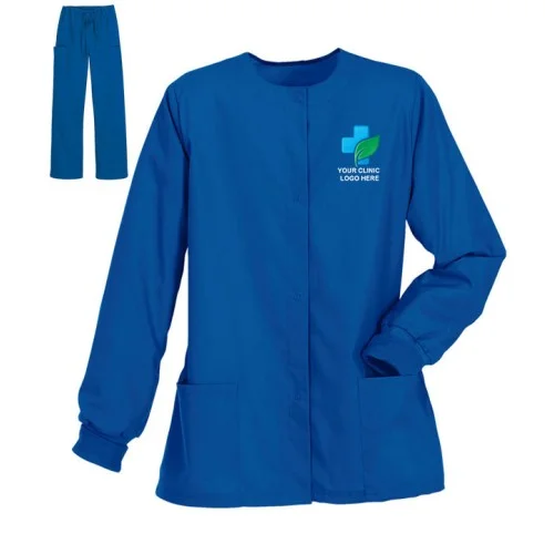 Women's Full Sleeves Jacket Scrub Suit