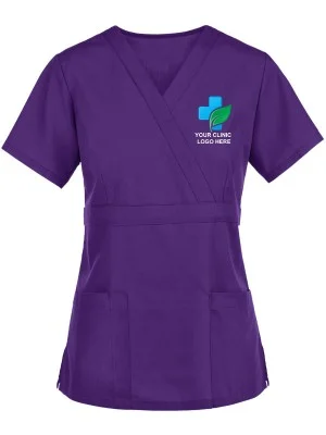 Women's Mock Wrap Scrub Top Women's Mock Wrap Scrub Top