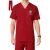 FlexiCare Personalised Scrub Suit  Red