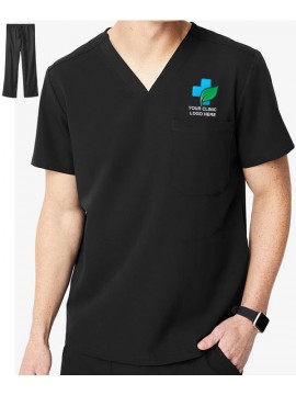 Personalized One Pocket Men's Scrub Suit