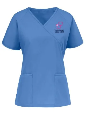 Women's Raglan Mock Scrub Top Women's Raglan Mock Scrub Top