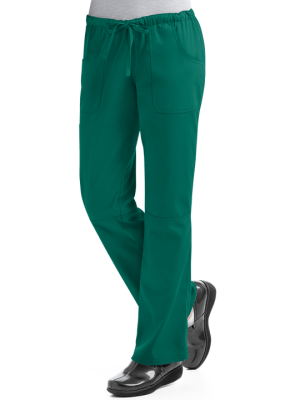 Cargo Pockets Drawstring Scrub Pants