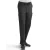 Elastic Waist Scrub Pants With Functional Drawstring Black