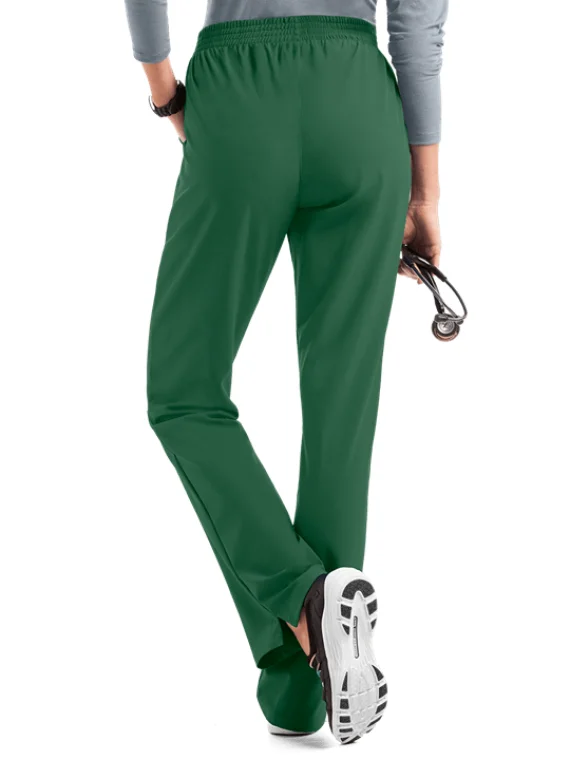 Two Pocket Elastic Waist Scrub Pants