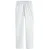 Two Pocket Elastic Waist Scrub Pants White