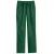 Unisex Four Pockets Drawstring Scrub Pants Hunter Green