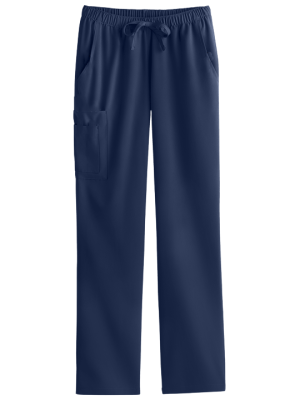 Unisex Four Pockets Drawstring Scrub Pants