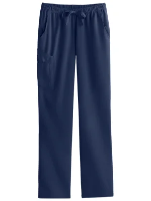 Unisex Four Pockets Drawstring Scrub Pants