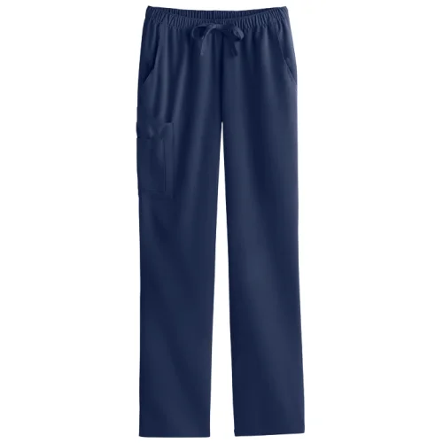 Unisex Four Pockets Drawstring Scrub Pants