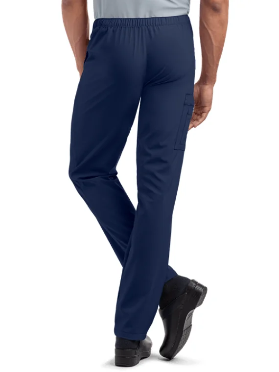 Unisex Four Pockets Drawstring Scrub Pants