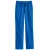 Unisex Four Pockets Drawstring Scrub Pants Royal Blue
