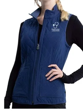 Women Personalized Quilted Zip Vest