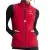 Women Personalized Quilted Zip Vest Red