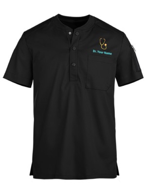 Men's Three Button Scrub Tops Men's Three Button Scrub Tops