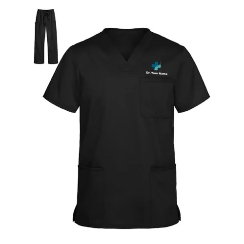 Personalized Designer Utility Three Pockets Scrub Suit