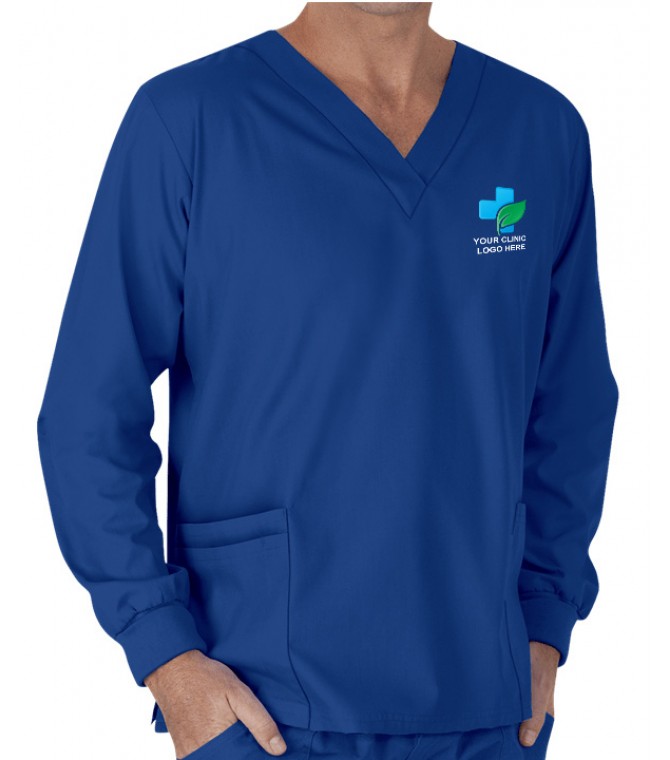 Unisex Full Sleeves Scrub Suit uniformtailor Unisex V Shap Tunic