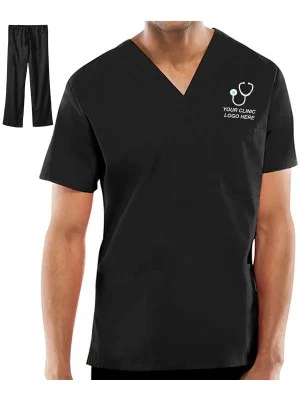 Unisex One Pocket Scrub Suit Unisex One Pocket Scrub Suit