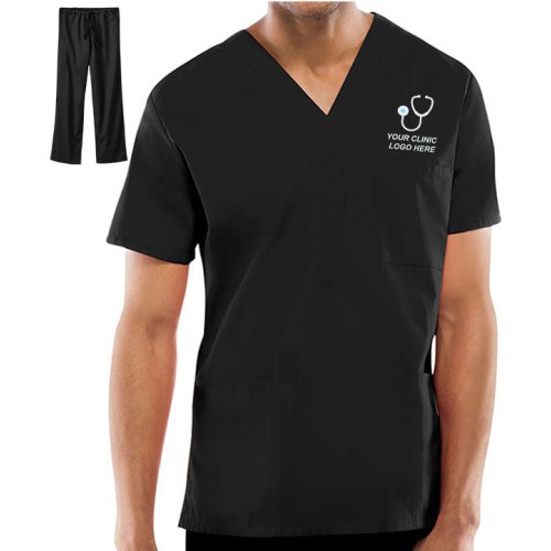 Unisex One Pocket Scrub Suit