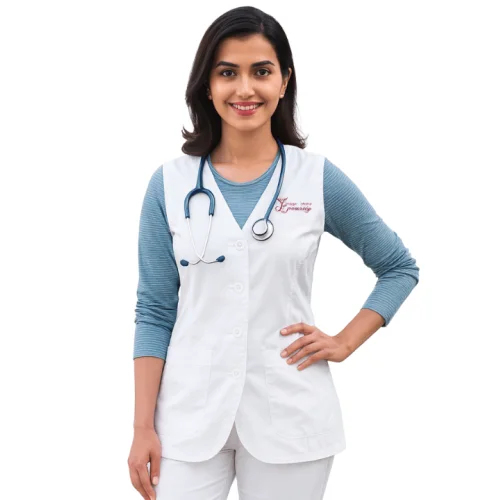Custom Women's Medical Vest – Professional Look & Logo