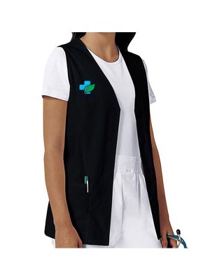 Women button front nurse vest