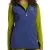 Women fit zip front vest Royal Blue