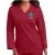 Women's Full Sleeves Scrub Top Carmine Red