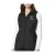Ladies Medical Scrub Vest with Zip Front Black