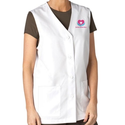 Women two pocket medical vest