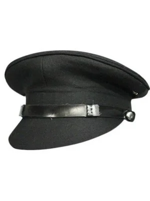 GuardPro Black Security Officer Cap