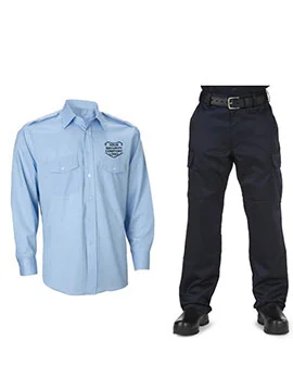 Security Guard Uniform Shirt and Pant Set Combo