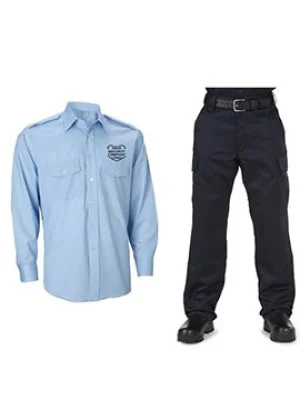 Security Guard Uniform Shirt and Pant Set Combo