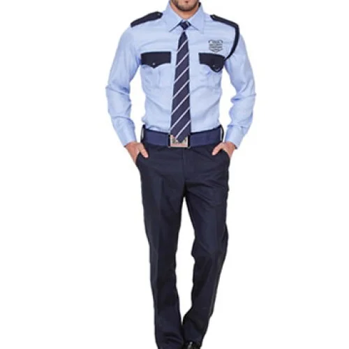 Security Guard Uniform Shirt Trouser Tie Set