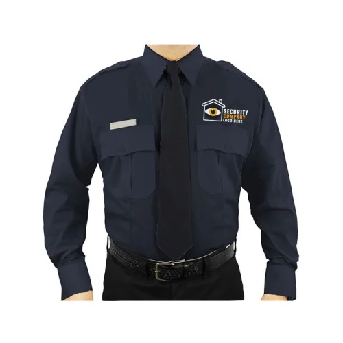 Security Officer Uniform Shirts With Tie