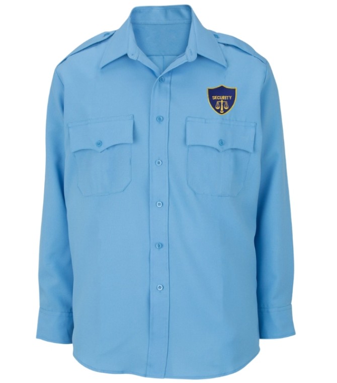 Buy Customized Security Guard Shirt Blue Online