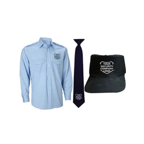 Professional Security Uniform Shirt Tie Cap Combo