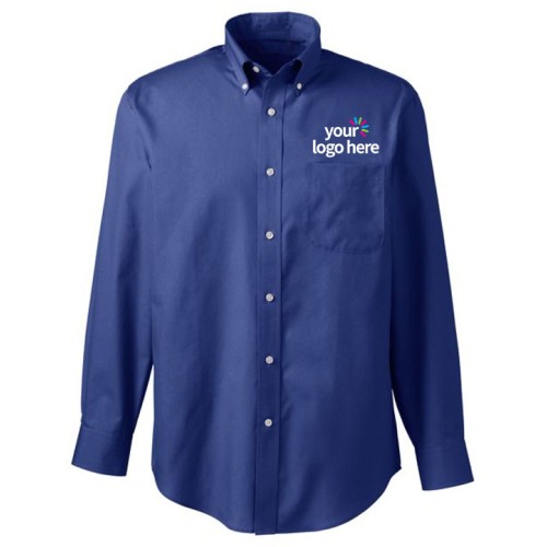 Embroidered Office Wear Shirt – Navy Blue