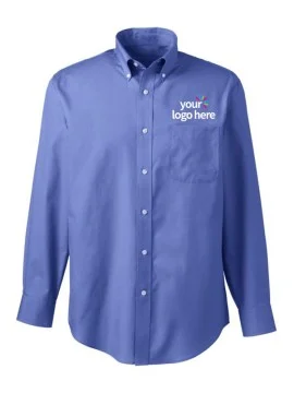 Embroidered Office Wear Shirt – Ceil Blue