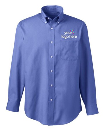 Embroidered Office Wear Shirt – Ceil Blue