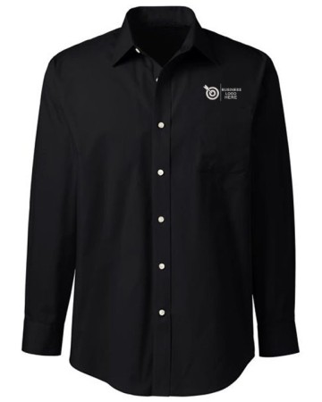 Classic Fit Black Executive Oxford Shirt