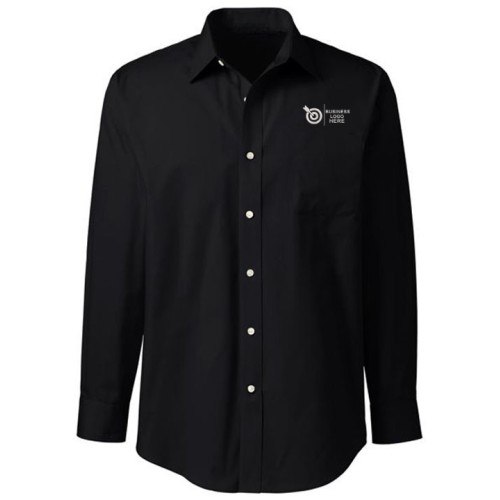 Classic Fit Black Executive Oxford Shirt