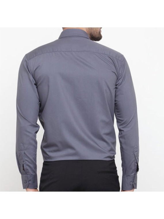 Luxe Dark Grey Personalized Workwear Shirt 