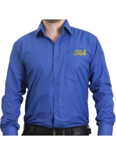 Luxe Blue Personalized Workwear Shirt 
