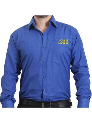 Luxe Blue Personalized Workwear Shirt 