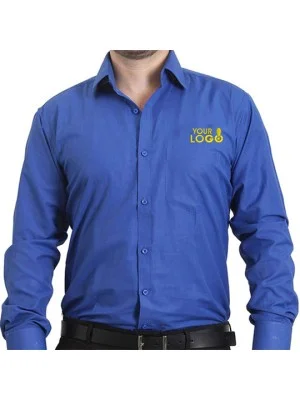 Luxe Blue Personalized Workwear Shirt Luxe Blue Personalized Workwear Shirt
