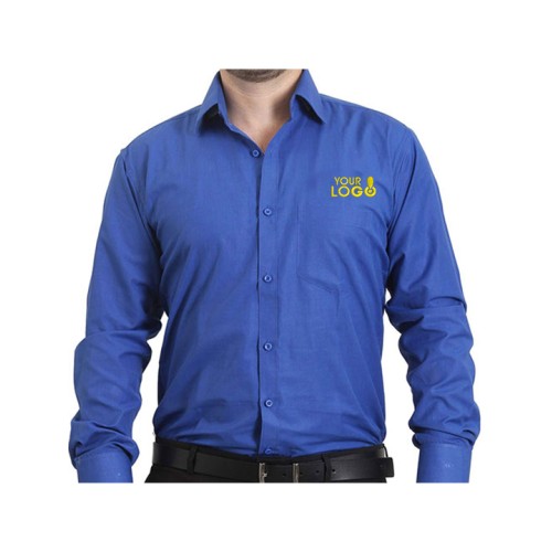 Luxe Blue Personalized Workwear Shirt 