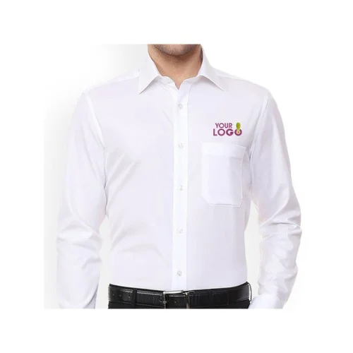 Luxe White Personalized Workwear Shirt 