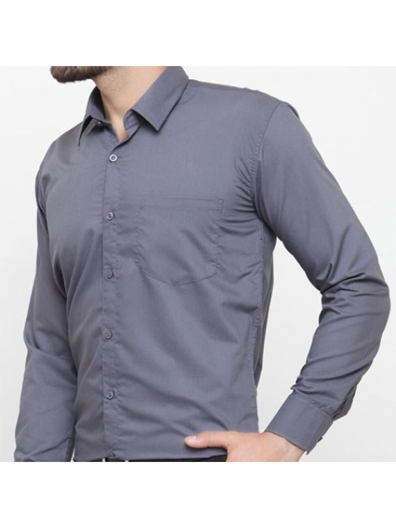 Luxe Dark Grey Personalized Workwear Shirt 