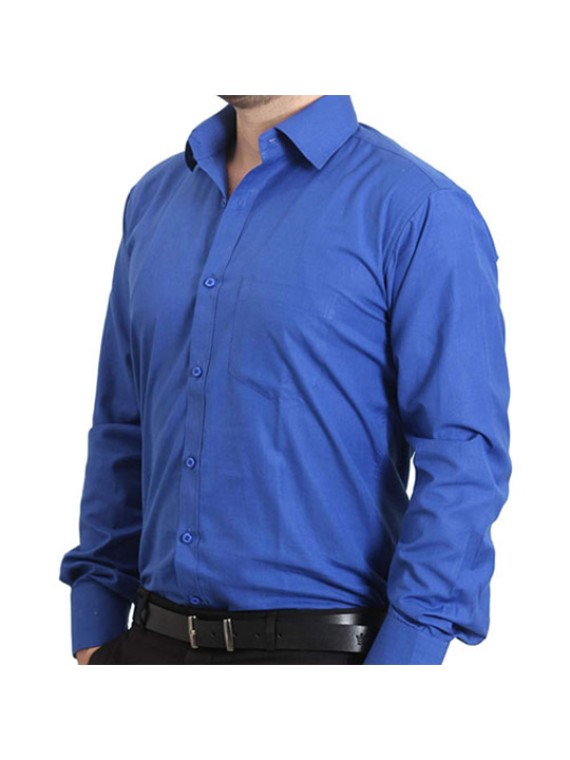 Luxe Blue Personalized Workwear Shirt 