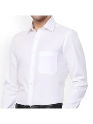 Luxe White Personalized Workwear Shirt Luxe White Personalized Workwear Shirt